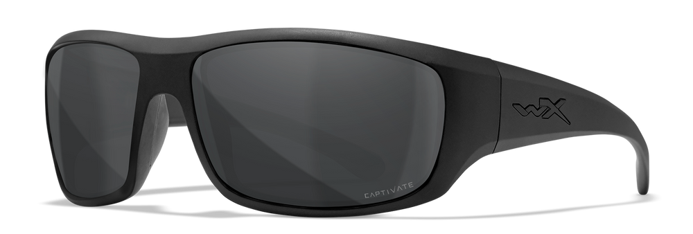 OMEGA CAPTIVATE POL GREY LENS/MATTE BLACK FRAME